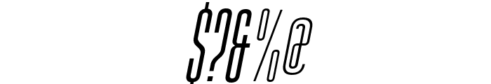 Gobold High Thin Italic Italic Font OTHER CHARS