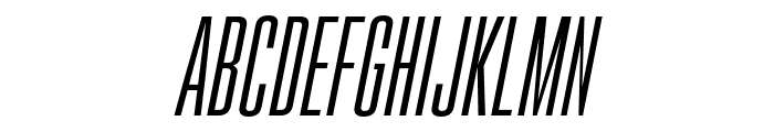 Gobold High Thin Italic Italic Font LOWERCASE