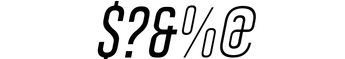 Gobold Thin Light Italic Italic Font OTHER CHARS