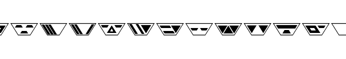Gobotronic Font LOWERCASE