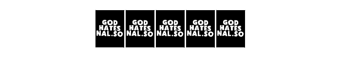 God Hates Westboro Font OTHER CHARS