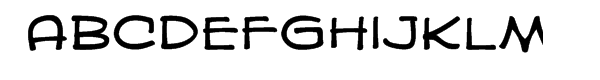Golden Oldie BB Regular Font LOWERCASE