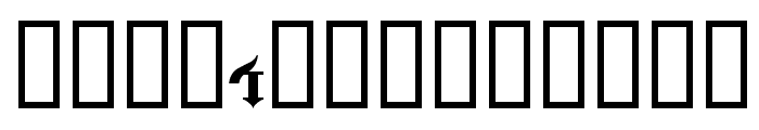 Golgotha Regular J. Font UPPERCASE