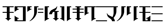 Golgotha Regular J. Font LOWERCASE