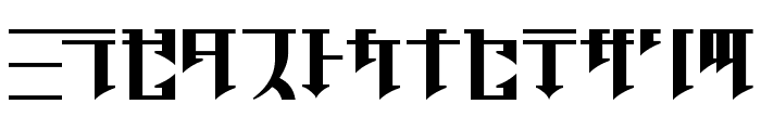 Golgotha Regular J. Font LOWERCASE