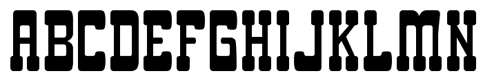 Goma Western Font LOWERCASE