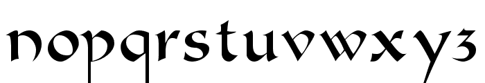 Gondola SD Font LOWERCASE