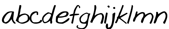 Goobascript Font LOWERCASE