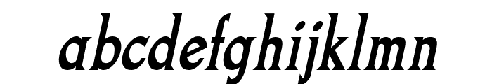 Goodfish-BoldItalic Font LOWERCASE