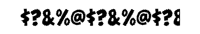 Goosebumps Regular OT Font OTHER CHARS