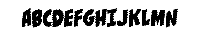 Goosebumps Regular OT Font UPPERCASE