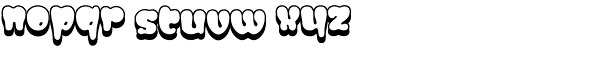 Gordis Shadow Font LOWERCASE