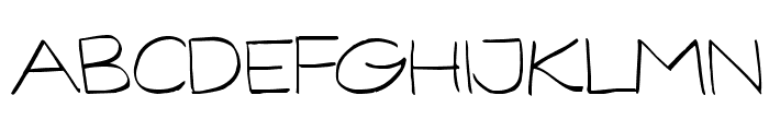 GorillaComix-Light Font UPPERCASE