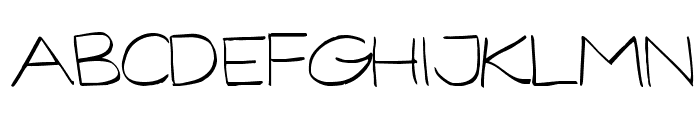 GorillaComix-Light Font LOWERCASE