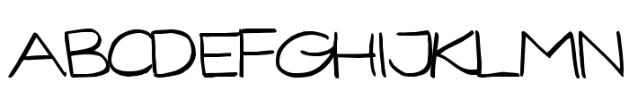 GorillaComix-Regular Font LOWERCASE