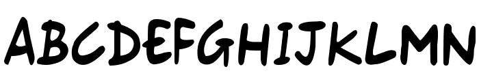 Gort's Fair Hand Upright Font UPPERCASE