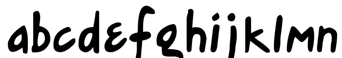 Gort's Fair Hand Upright Font LOWERCASE