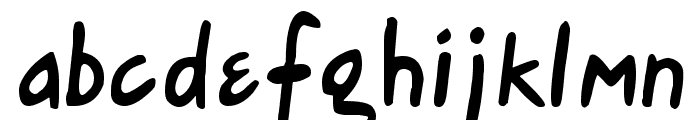Gort's Fair Hand normal Font LOWERCASE