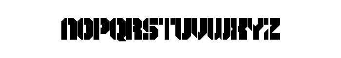 Goshawk Military Inverse Regular Font LOWERCASE