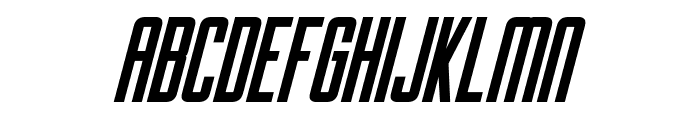 Gotham Nights Bold Italic Font UPPERCASE