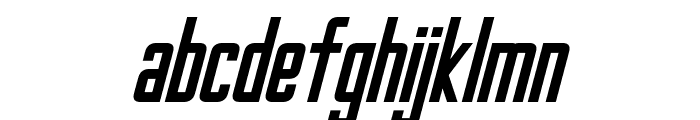 Gotham Nights Bold Italic Font LOWERCASE