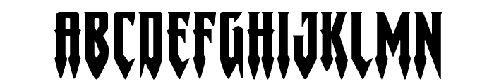 Gotharctica Extra-Expanded Font UPPERCASE