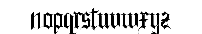 Gothferatu Font LOWERCASE