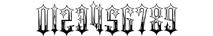 Gothic Flames Font OTHER CHARS