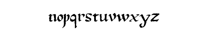 Gothic Ultra Trendy Font LOWERCASE