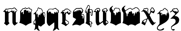 Gothic Winter Font LOWERCASE