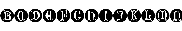 GothicLetters Font UPPERCASE