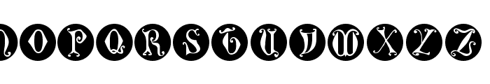 GothicLetters Font UPPERCASE