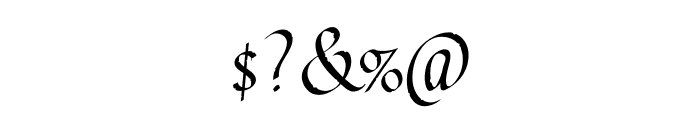 GothicUltraOT Font OTHER CHARS