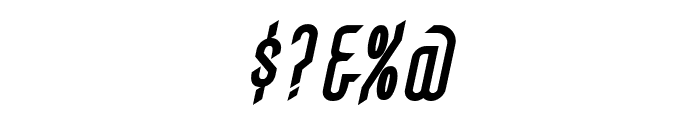 Gothikka Bold Italic Font OTHER CHARS