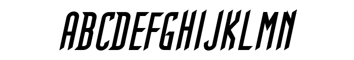 Gothikka Bold Italic Font UPPERCASE