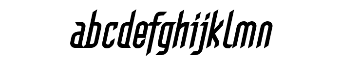 Gothikka Bold Italic Font LOWERCASE