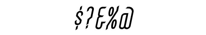 Gothikka Italic Font OTHER CHARS