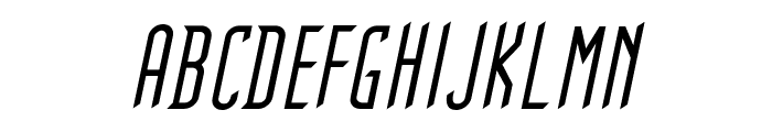 Gothikka Italic Font UPPERCASE