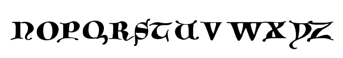 GoticaCaps Font UPPERCASE