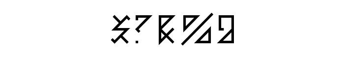 Gotika Serifai A Font OTHER CHARS