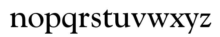 Goudy Catalogue BT Font LOWERCASE