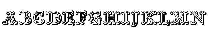 Goudy Decor ShodwnC Font UPPERCASE