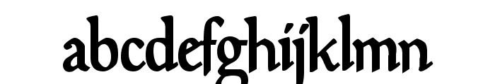 Goudy Mediaeval DemiBold Font LOWERCASE