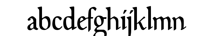 Goudy Mediaeval Regular Font LOWERCASE