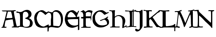 Goudy Medieval Alternate Font UPPERCASE