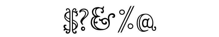 Goudy OrnateC Font OTHER CHARS