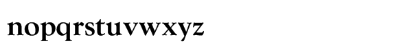 Goudy Series™ Std Medium Font LOWERCASE