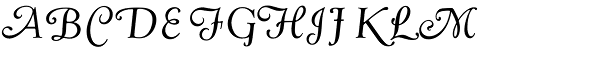 Goudy Swash Regular Italic Font UPPERCASE