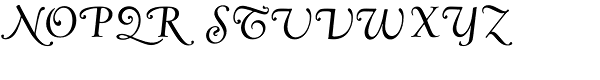 Goudy Swash Regular Italic Font UPPERCASE