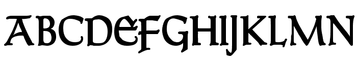 GoudyThirty-DemiBold Font UPPERCASE